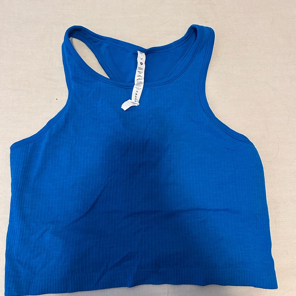 Lululemon Cropped Razorback Tank